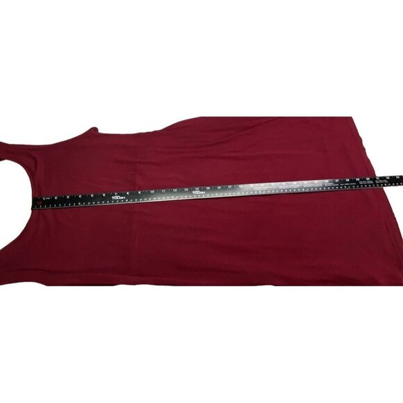 GLAMIX Fit Flare Maternity Dress Sleeveless Red S 61-5 NWT - Picture 10 of 13